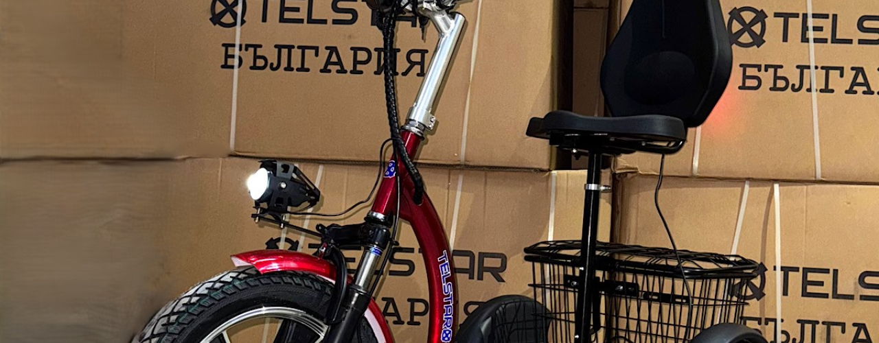 Електрическа триколка с равна платформа задно предаване TS 200.3 48V 1200W