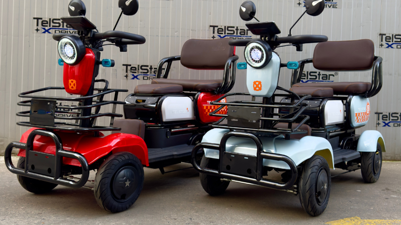 Електрическа четириколка TELSTAR Престиж 1500W 48V 23Ah триместна с нов дизайн