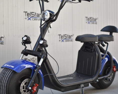 Електрически скутер BIG CITY HARLEY X7 ULTRA 1500W 60V 13Ah с LED фарове