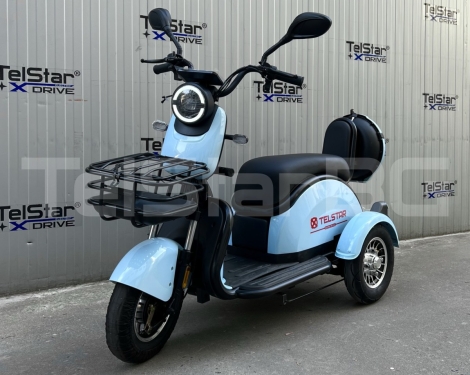 Електрическа триколка 2+1 750.1 ТИП VESPA STYLE с диференциал Нов модел