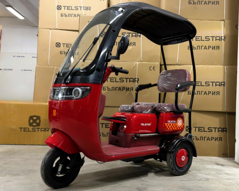 Триместна електрическа триколка TS 350-7 ROOF UNIVERSAL 2000W 25Ah