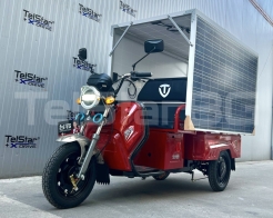 Карго електрическа триколка TELSTAR със соларен фургон Нов модел 2024 снимка 128