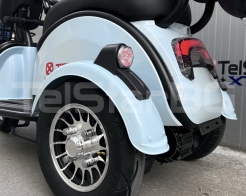 Електрическа триколка 2+1 750.1 ТИП VESPA STYLE с диференциал Нов модел снимка 132