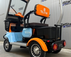 Електрическа четириколка Luxor Roof 1500W 23Ah триместна с покрив Нов модел 2025 снимка 183