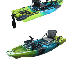Сгъваем риболовен и туристически каяк с педали CROON – двусекционен модел за лесен транспорт снимка 260